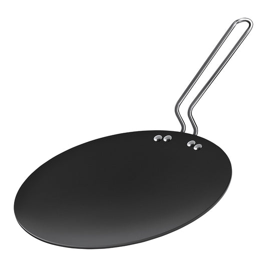 Ebony Induction base Concave Griddle 26 cm