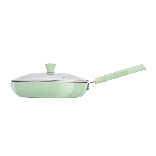 NutriHealth Pro Fry Pan with Glass Lid 26 cm