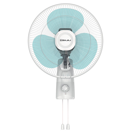 FUZION 400mm White BlueTint Wall Fan