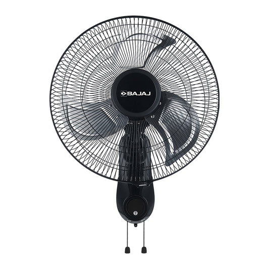 MetallicaBreeze 400mm Black Wall Fan