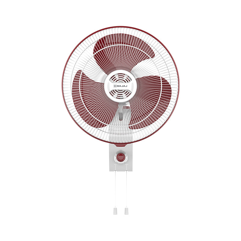 Veloce HS 400mm White & Maroon Wall Fan