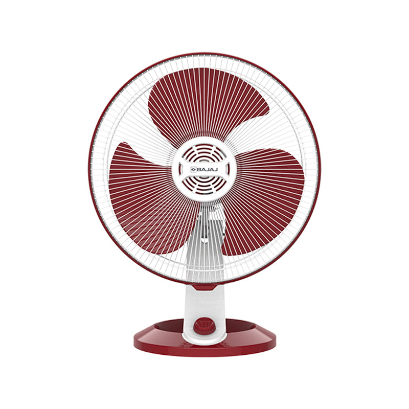 Veloce HS 400mm White & Maroon Table Fan