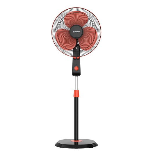 ASTOR 400MM BLACK & RED PEDESTAL FAN