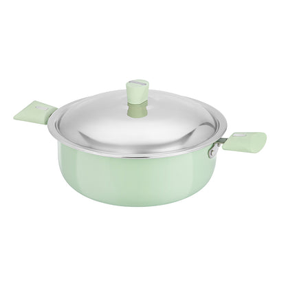 NutriHealth Pro Induction base Casserole with SS Lid 4L