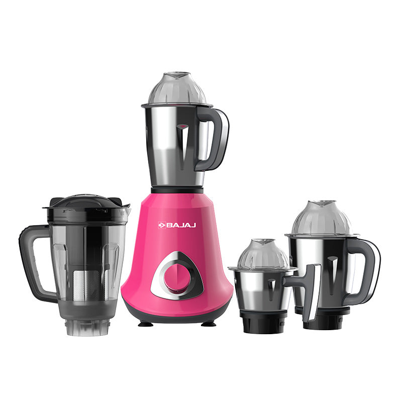 Bajaj Military Series GlamMax 4 Jar 1000W Coral Grey Mixer Grinder