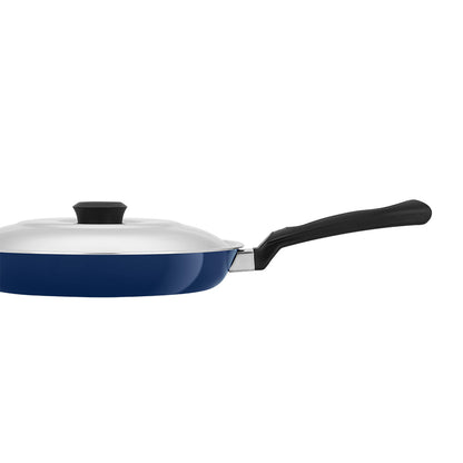 NutriHealth Tapered Fry Pan with SS Lid 24 cm