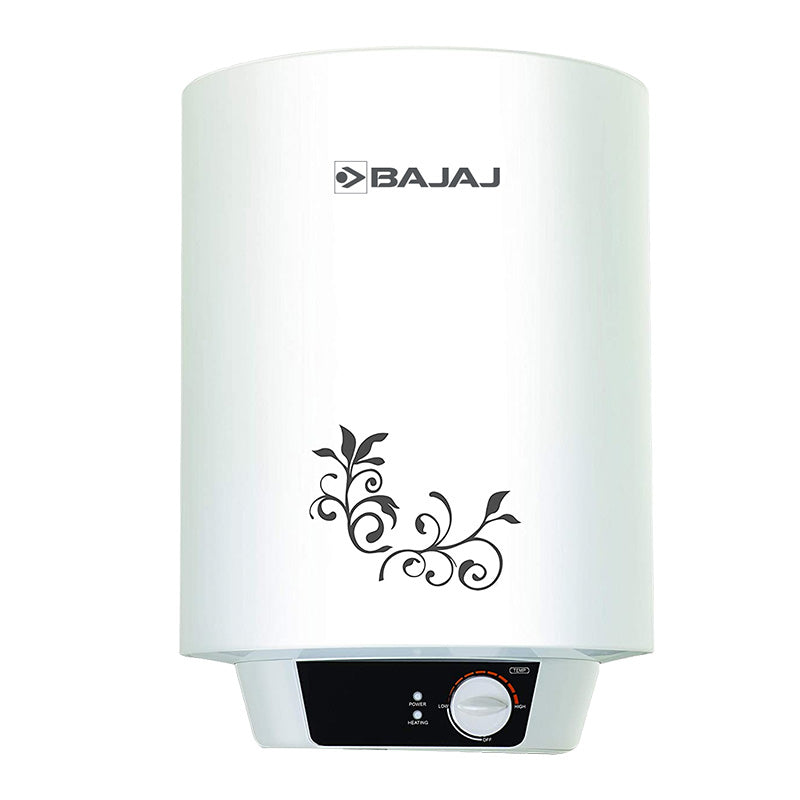 Bajaj Popular Plus 25-Litre Vertical Storage Water Heater (White)