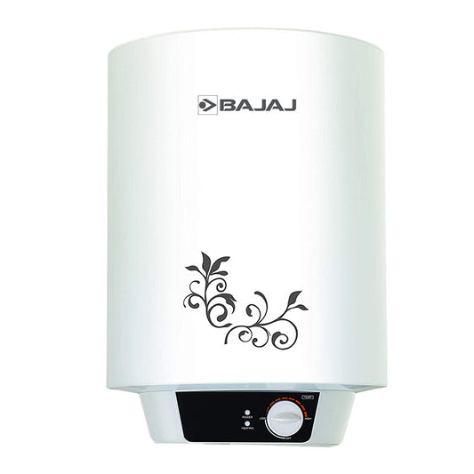 Bajaj Popular Plus 25-Litre Vertical Storage Water Heater (White)