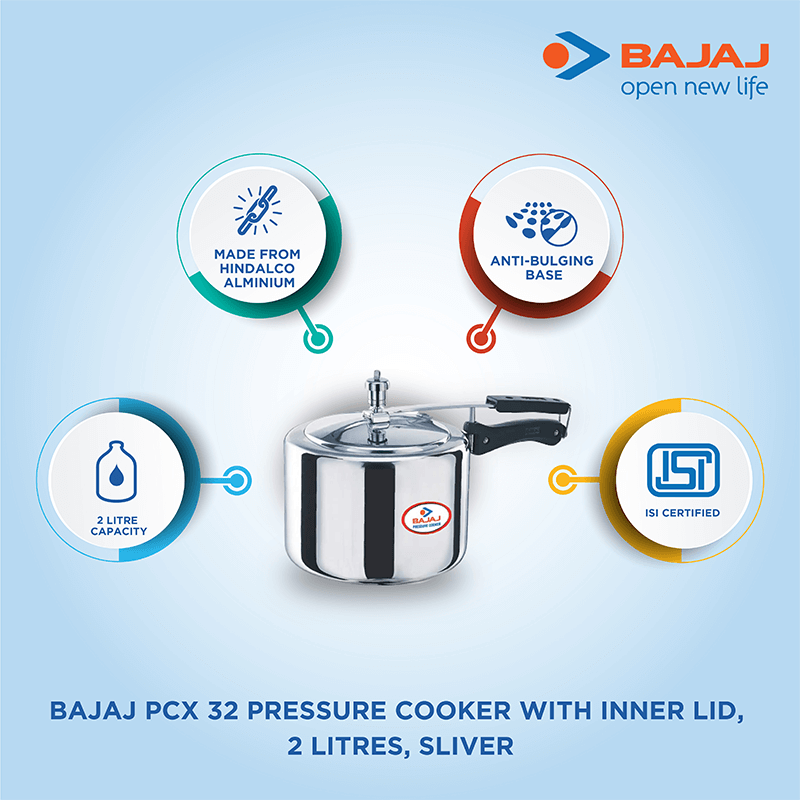 Bajaj Majesty Pressure Cooker Inner Lid - 2 litres